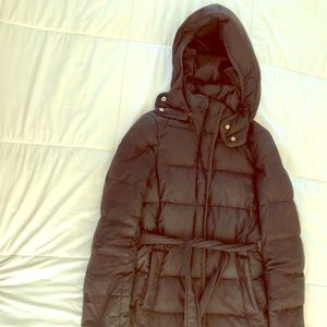 JCREW sinch waist puffer jacket